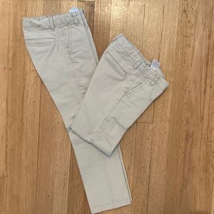 Boys Khaki uniform pants - set of two